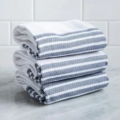 Harman Premium Quality Kitchen Towel - Set of 3 (Navy)