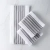 Harman Premium Quality 'Vertical' Kitchen Towel - Set of 3 (Grey)