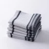Harman Premium Quality 'Vertical' Cotton Dish Cloth - S/6 (Navy)
