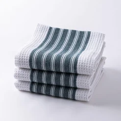 Harman Premium Quality 'Vertical' Kitchen Towel - S/3 (Blue)
