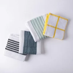 Harman Premium Quality 'Window Pane' Kitchen Towel - S/3 (Yellow)