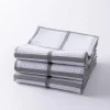 Harman Premium Quality 'Window Pane' Kitchen Towel - S/3 (Grey)