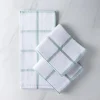 Harman Premium Quality 'Window Pane' Kitchen Towel - S/3 (Green)