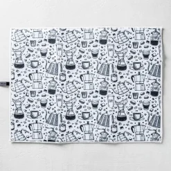 Harman Printed 'Freshly Brewed' Microfibre Dish Drying Mat 15x20"