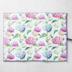 Harman Printed 'Hydrangea' Microfibre Dish Drying Mat 15x20