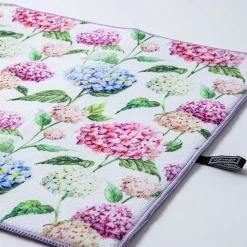 Harman Printed 'Hydrangea' Microfibre Dish Drying Mat 15x20