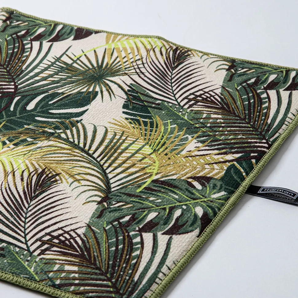 Harman Printed 'Palm Leaf' Microfibre Dish Drying Mat 15x20"