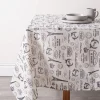 Harman Printed 'Paris Passport' Linen Tablecloth (60x90")