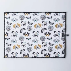Harman Printed 'Pet Faces' Microfibre Dish Drying Mat