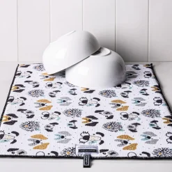 Harman Printed 'Pet Faces' Microfibre Dish Drying Mat