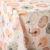 Harman Printed 'Pumpkin' Linen 60" x 90" Tablecloth (Natural)