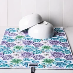 Harman Printed 'Succulent Garden' Microfibre Dish Drying Mat