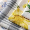 Harman Printed 'Watercolour Sunflower' Linen Napkin - Set of 4