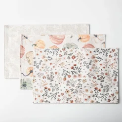 Harman Printed 'Winter Jacquard' Linen Placemat (Natural)
