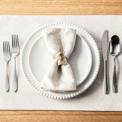 Harman Printed 'Winter Jacquard' Linen Placemat (Natural)