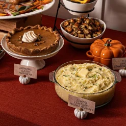 Harman Pumpkin Place Card Holder - Set of 6 (White)