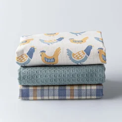Harman 'Rooster' Cotton Kitchen Towel - Set of 3