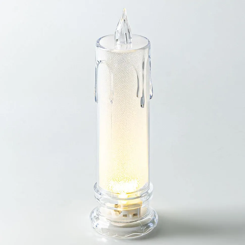 Harman Teardrop Transparent LED Candle Large (Warm White)