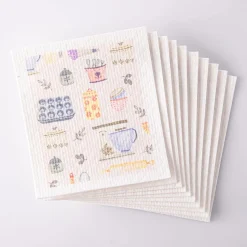 Harman 'Vintage Baking' Reusable Sponge Cloth - Set of 10