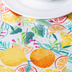 Harman Zipper 'Citrus Water' Patio Tablecloth 70
