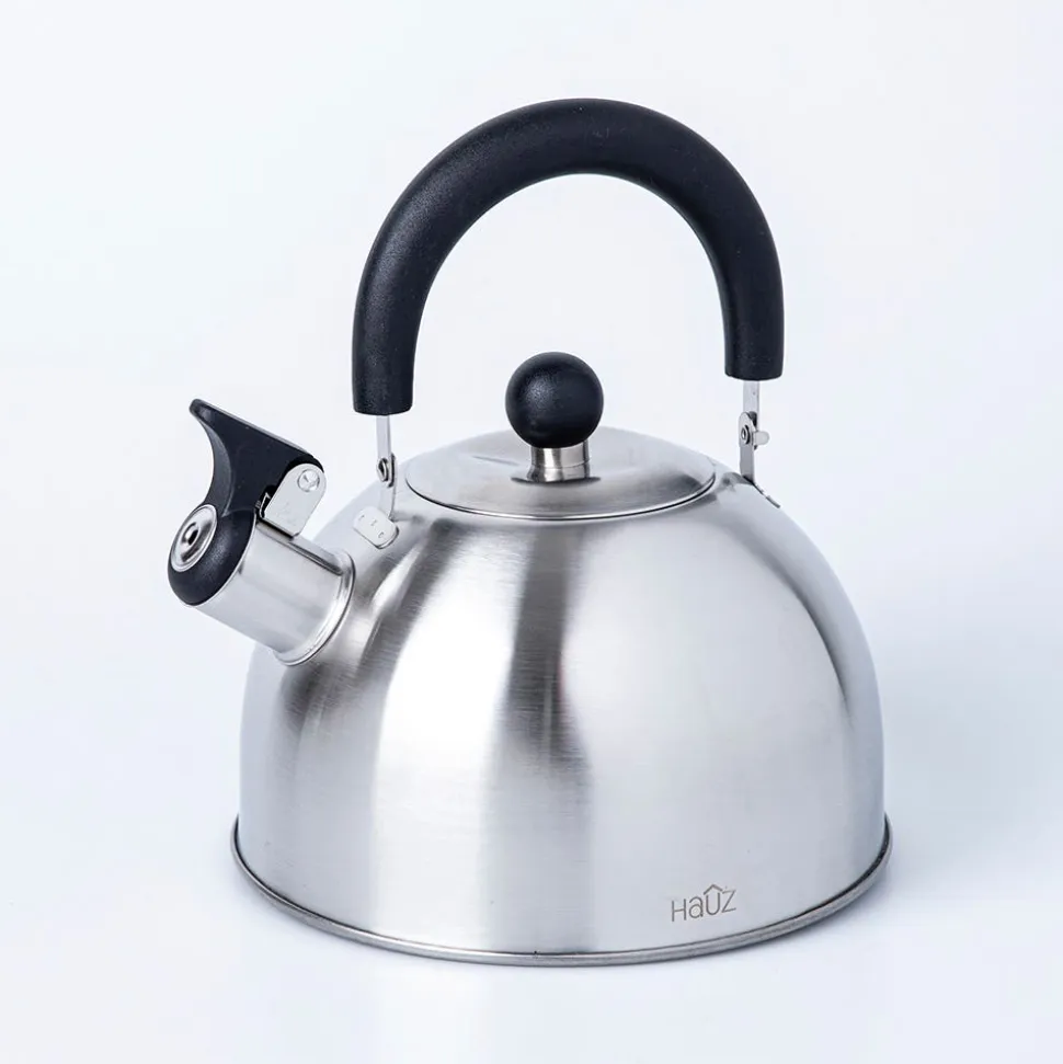 Hauz Elegant Kettle Whistling Stovetop Kettle (Brushed St/St)