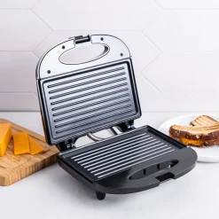 Hauz Living Non-Stick Panini Press-Grill (Black)