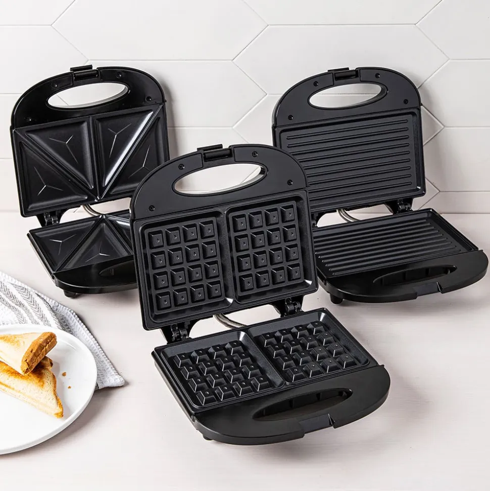 Hauz Living Non-Stick Sandwich Maker (Black)