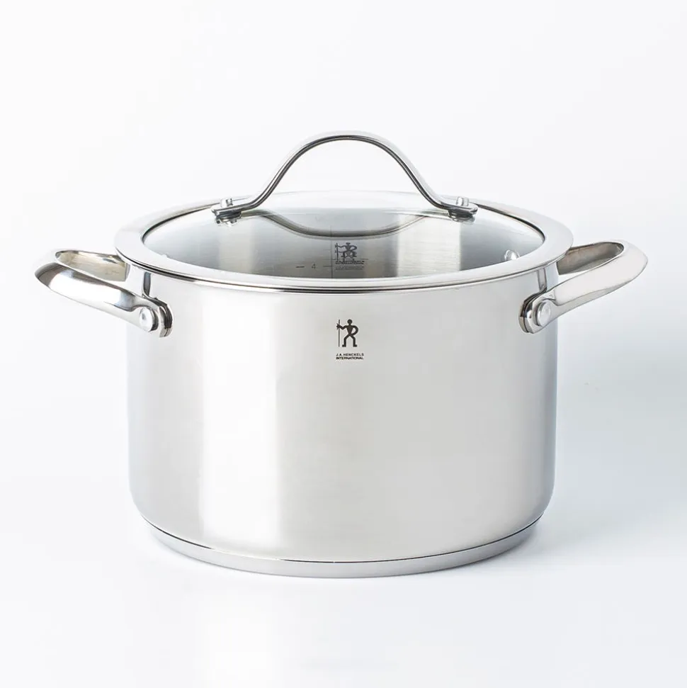 Henckels Aragon Cookware Combo Stackable - S/6 (Stainless Steel)