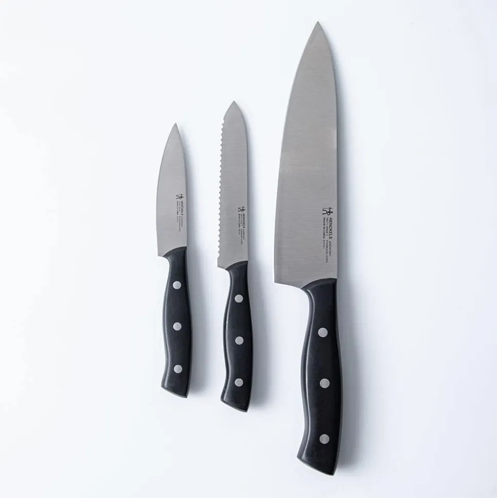 Henckels Everpoint Chef Knife Combo - Set of 3 (Black)