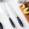 Henckels Forged Elite Carving Knife-Fork Combo - Set of 2 (Black)