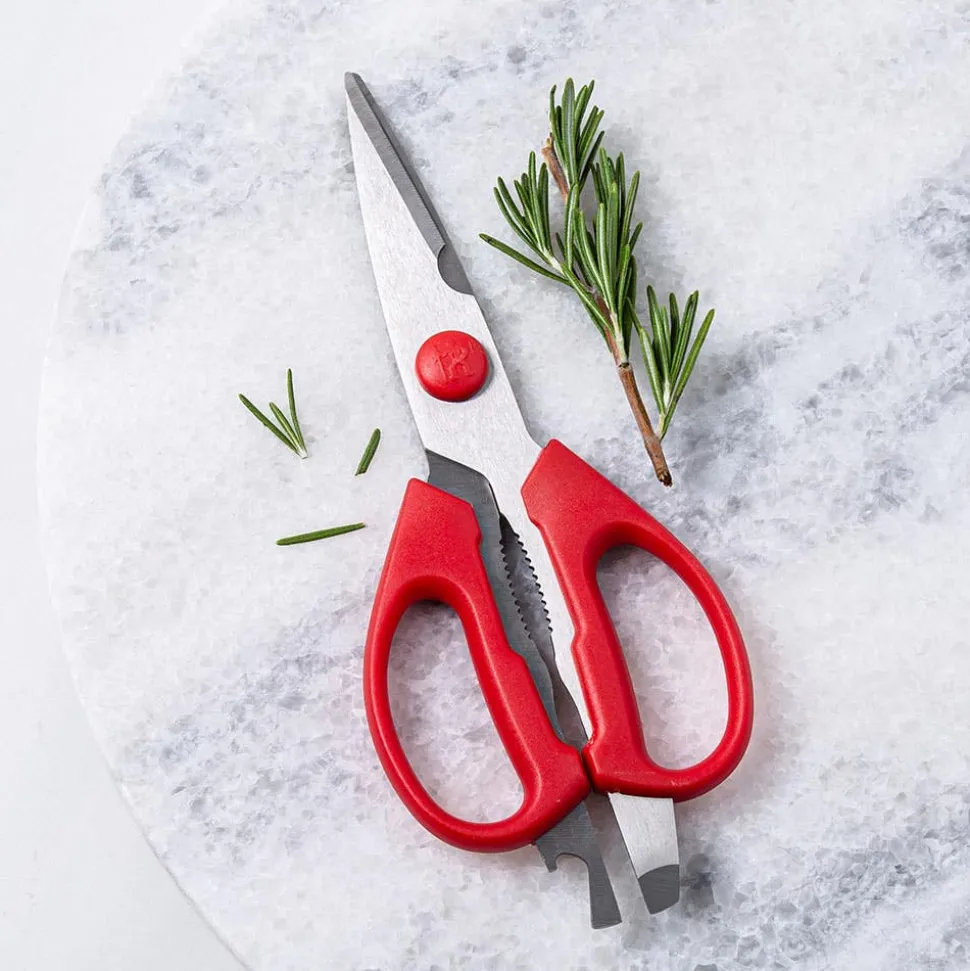 Henckels Kitchen Elements Multi Purpose Scissor Stainless Steel (Red)