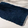 Heritage Home Chenille Noodle Polyester Bathmat 20"x32" (Navy)