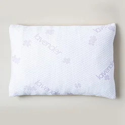 Home Aesthetics Lavender Scented' Bamboo Memory Foam Pillow