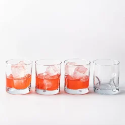 Home Essentials Red Series 'Pinch' 355ml Glass D.O.F. - Set of 4