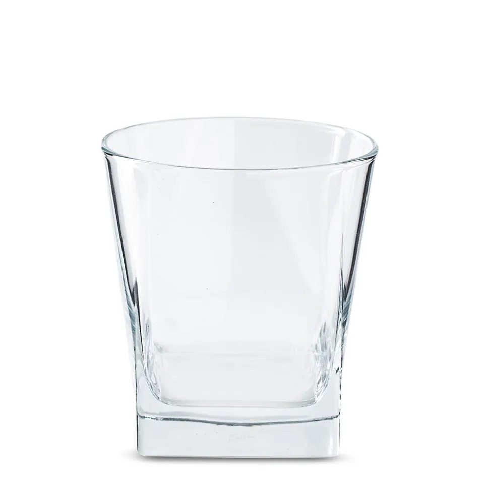 Home Essentials Square Double Old Fashioned Glass - Set of 4