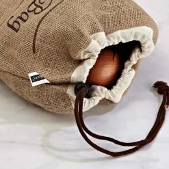 Homeworks Keep Fresh Jute Onion Storage Bag