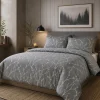 Hotel & Home 'Buds & Branches' Microfiber Duvet Cover 3pc Double/Queen