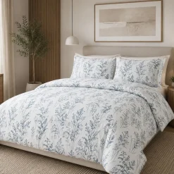 Hotel & Home 'Meadow' Microfiber Duvet Cover 3pc King