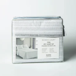Hotel & Home 'Strata' Microfiber Sheet 4pc Queen