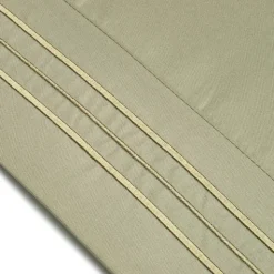 Hotel & Home Ultra-Soft Microfiber King Sheet - Set of 4 (Sage)