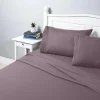 Hotel & Home Ultra-Soft Microfiber Queen Sheet - Set of 4 (Lilac)