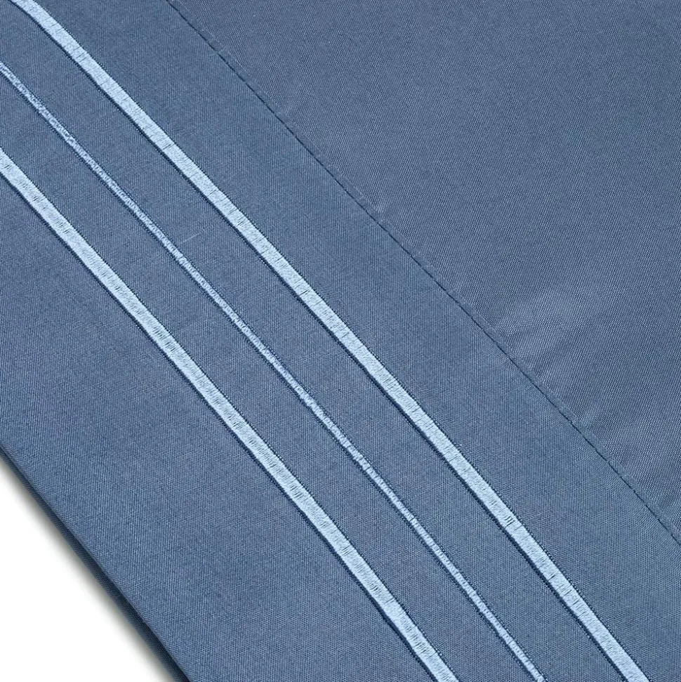 Hotel & Home Ultra-Soft Microfiber Queen Sheet Set of 4 (Captain Blue)