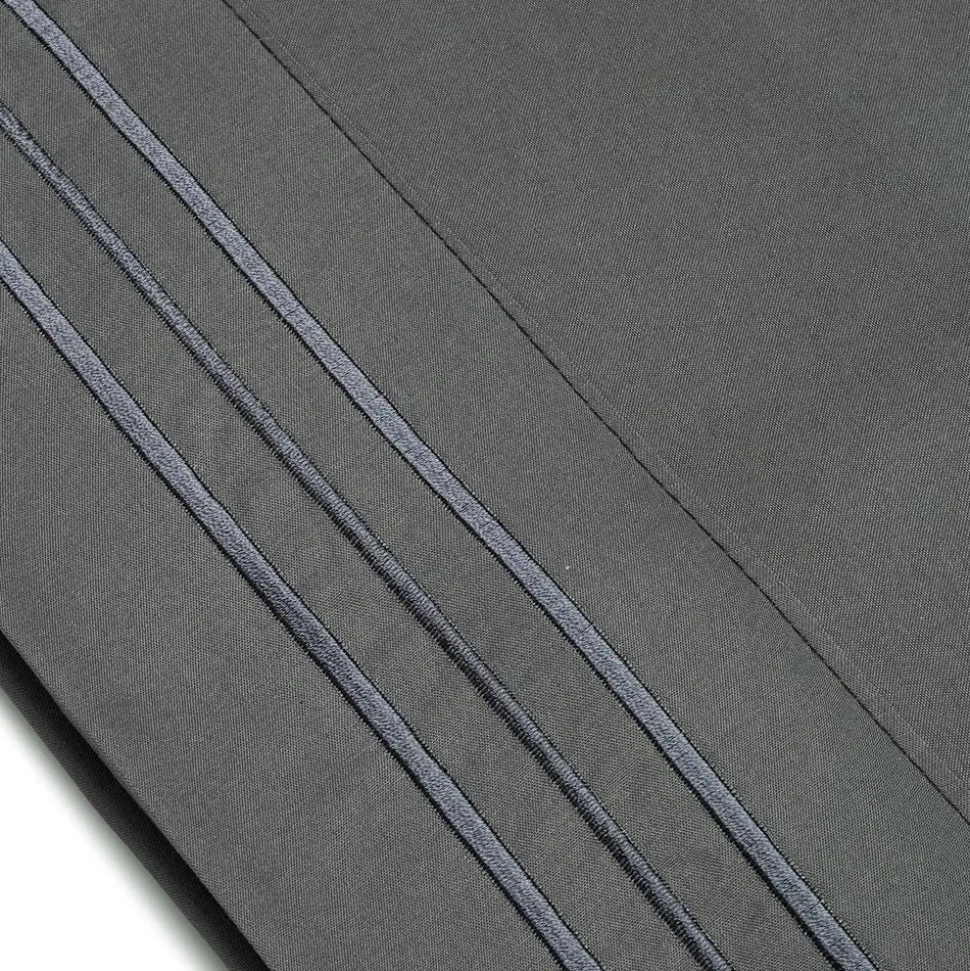 Hotel & Home Ultra-Soft Microfiber Queen Sheet - Set of 4 (Dark Grey)