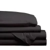 Hotel & Home Ultra-Soft Microfiber King Sheet - Set of 4 (Charcoal)