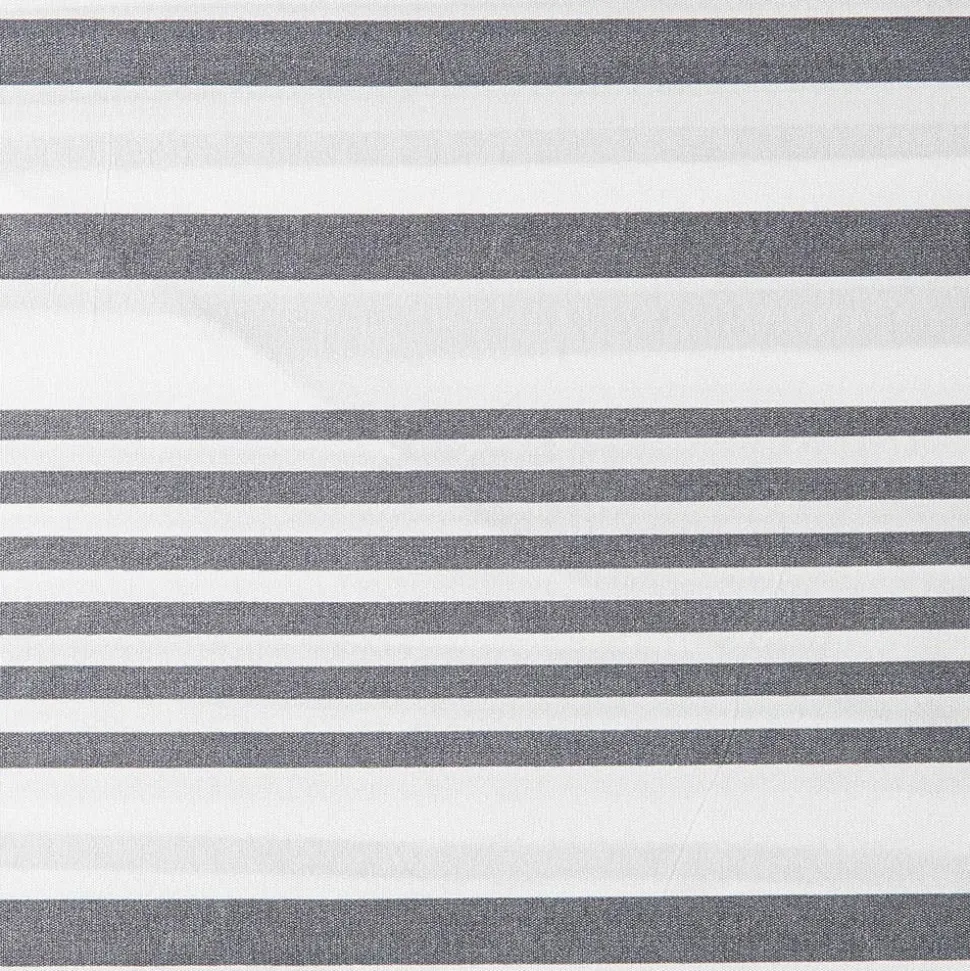 Hotel & Home 'White Striped' Microfiber Sheet 4pc Queen