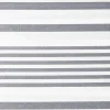 Hotel & Home 'White Striped' Microfiber Duvet Cover 3pc Double/Queen