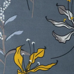 Hotel & Home 'Yellow Lilies' Microfiber Duvet Cover 3pc Double/Queen