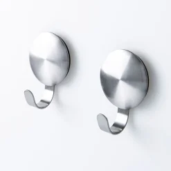 iDesign Affixx Forma 'Medium' Adhesive Hook - Set of 2 (Brushed)