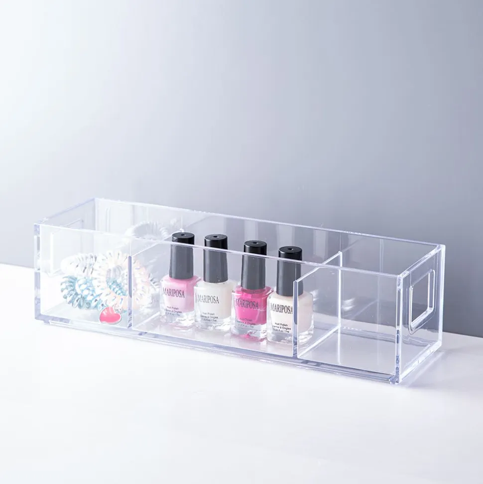 iDesign Clarity Vanity Organizer Catch-All (Clear)