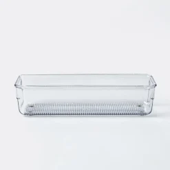 iDesign Linus Drawer Bin 3" x 9" x 2" (Clear)